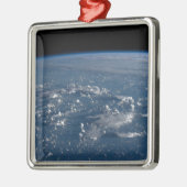 Schatten von Wolken über das philippinische Meer Ornament Aus Metall (Links)