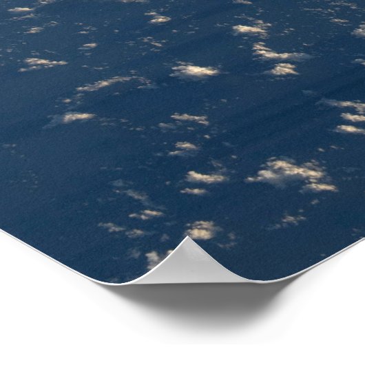 Schatten von Wolken über das philippinische Meer Poster (Ecke)