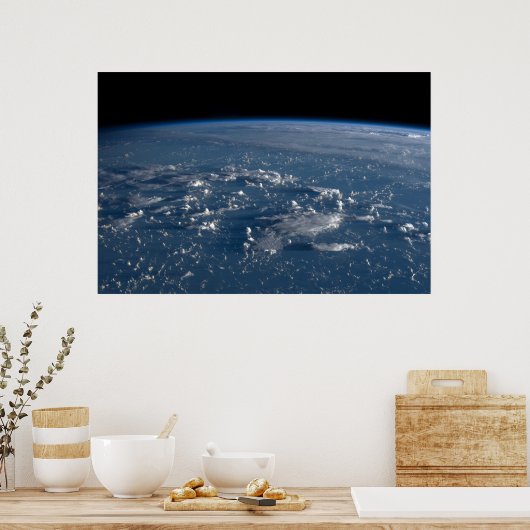 Schatten von Wolken über das philippinische Meer Poster (Küche)