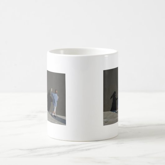 Schatten-Wand Kaffeetasse (Mittel)