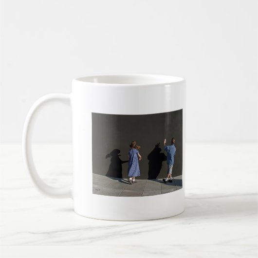 Schatten-Wand Kaffeetasse (Links)