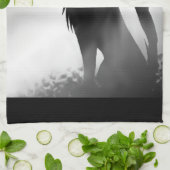 Schatten-Wolfanime-Tuch Handtuch (Gefaltet)