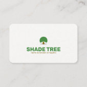 Schattenbaum-Logo-Design | Bearbeitbare Farbe | Visitenkarte (Vorderseite)
