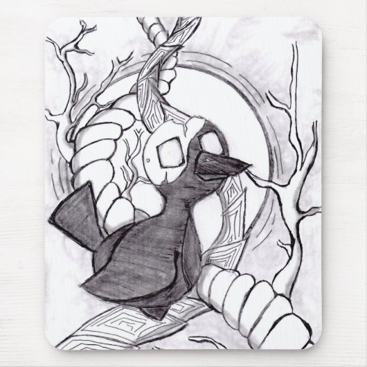 Schattenbaum Mousepad (Vorne)