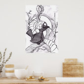 Schattenbaum Poster (Küche)