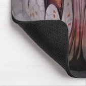 Schattenbäume Gothic Vampire Fantasy Feen Kunst Mousepad (Ecke)