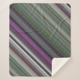 SchattenBlume Lila und Grünstreifen Sherpadecke