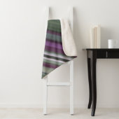 SchattenBlume Lila und Grünstreifen Sherpadecke (Beispiel)