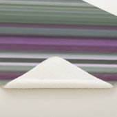 SchattenBlume Lila und Grünstreifen Sherpadecke (3/4)