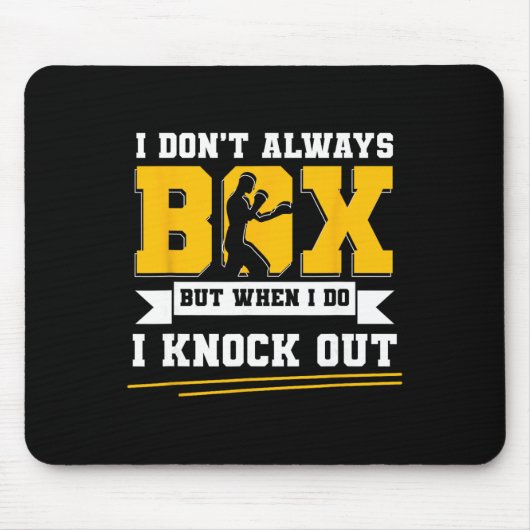 Schattenboxen Boxhandschuhe Kickboxen G Boxer F Mousepad (Vorne)