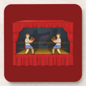 Schattenboxen - getränkeuntersetzer (Vorderseite)