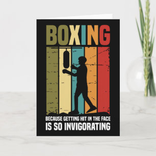 Schattenboxen Schlag Kickboxen G Handschuhe Boxer  Karte