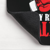 Schattenboxen Schlag Kickboxen G Handschuhe Boxer Mousepad (Ecke)