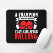 Schattenboxen Schlag Kickboxen G Handschuhe Boxer Mousepad (Mit Mouse)