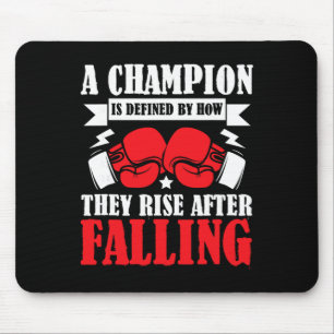 Schattenboxen Schlag Kickboxen G Handschuhe Boxer Mousepad