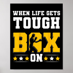 Schattenboxhandschuhe Kickboxen G Boxer F Poster
