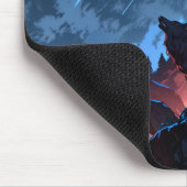 🌑 🔥 Schattenfang - Dunkle Wolf Pack Mousepad (Ecke)