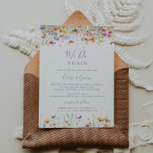 Schattenfarbige Wildblume, die wir wieder neu mach Einladung