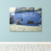 Schattenfeld bei Youlgrave Derbyshire Leinwanddruck (Insitu (Holzboden))