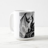 Schattenflammendrache Kaffeetasse (Vorderseite Links)