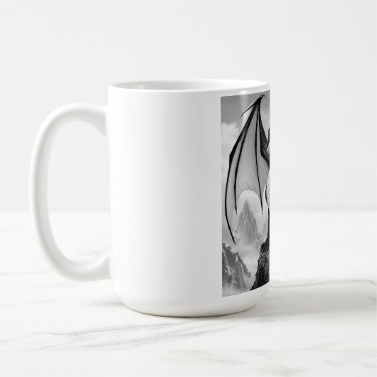 Schattenflammendrache Kaffeetasse (Links)