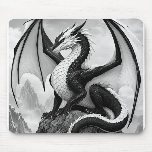 Schattenflammendrache Mousepad (Vorne)
