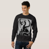 Schattenflammendrache Sweatshirt (Vorne ganz)