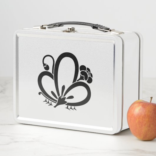 Schattenförmige Pflaumenblüte Lunch Boxe Metall Brotdose (Beispiel)