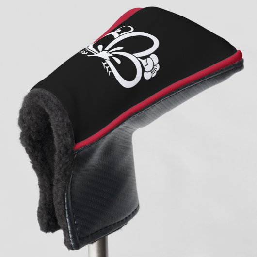 Schattenförmige Schmetterlingsblüte Golf Head C Headcover (3/4 Vorderseite)