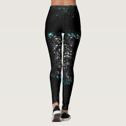 Schattengeometrie Leggings (Rückseite)
