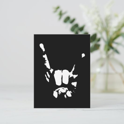 Schattengestein Postkarte (Stehend Vorderseite)