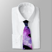 Schattenhai Haiwal in Gradientengalaxie Weltraum Krawatte (Gebunden)