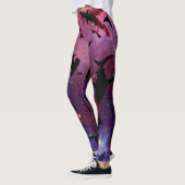 Schattenhai Haiwal in Gradientengalaxie Weltraum Leggings (Links)