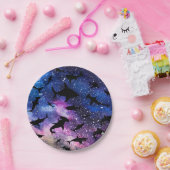 Schattenhai Haiwal in Gradientengalaxie Weltraum Pappteller (Party)