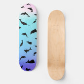 Schattenhai im Gefälle Skateboard (Vorderseite)
