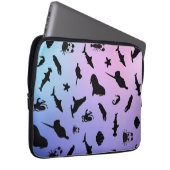 Schattenhai Siegel Wal crab auf Galaxie Ozean Laptopschutzhülle (Vorne Rechts)