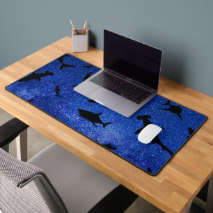 Schattenhai-Wal im Gefälle Schreibtischunterlage