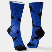 Schattenhai-Wal im Gefälle Socken (Gewinkelt)