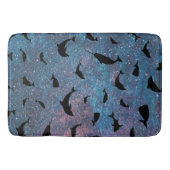 Schattenhai-Wal in Gradientengalaxie Badematte (Vorderseite)