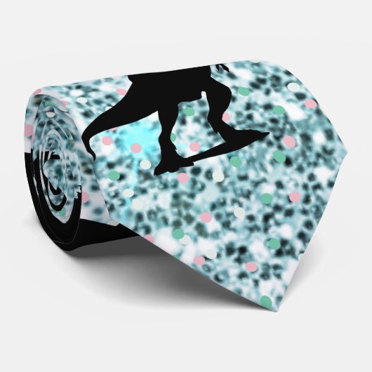 Schattenhai-Wal in Gradientengalaxie Krawatte (Gerollt)