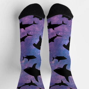 Schattenhai-Wal in Gradientengalaxie Socken