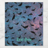 Schattenhai-Wal in Gradientengalaxie Weinetikett (Einzelnes Label)