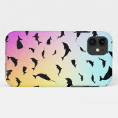 Schattenhai-Walgefälle farbige Galaxie Case-Mate iPhone Hülle (Rückseite (Horizontal))