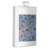 Schattenhai-Walgefälle farbige Galaxie Flachmann (Rechts)