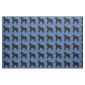 Schattenhunde - Wire Fox Terrier v2 Stoff (Fat Quarter (45,7 x 55,9 cm))