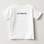 Schattenjunge baby t-shirt (Rückseite)