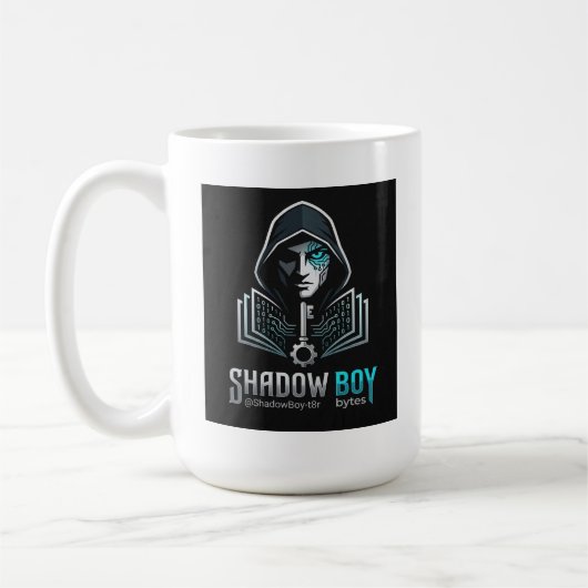 Schattenjunge Kaffeetasse (Links)