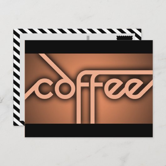 SchattenKAFFEE Postkarte (Vorne/Hinten)