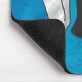 Schattenkamel auf Blau Mousepad (Ecke)
