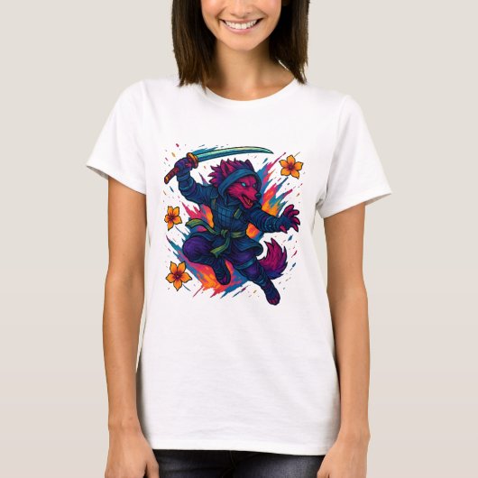 Schattenklinge Wolf T-Shirt (Vorderseite)